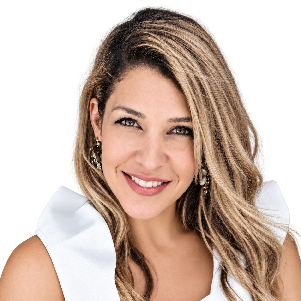 Black-and-white portrait of Nasim Norouzi